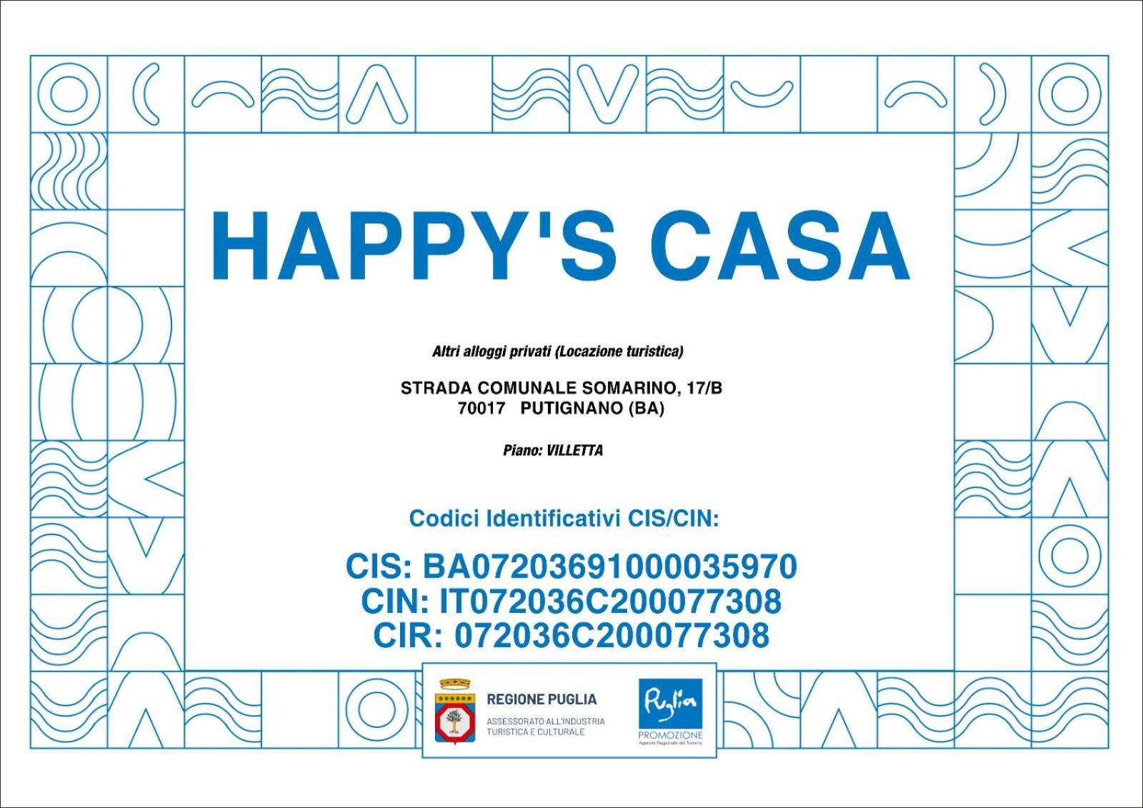 Hotel Happy'S Casa Putignano Esterno foto
